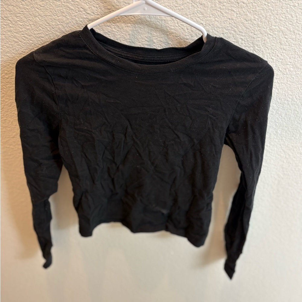 Splash Black Long Sleeve Women's Tee